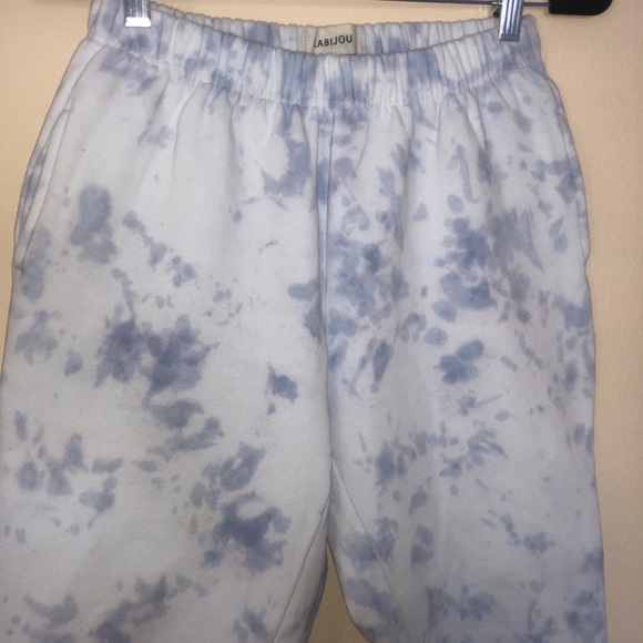 Blue Tie dye jogger sweatpants - Picture 3 of 7